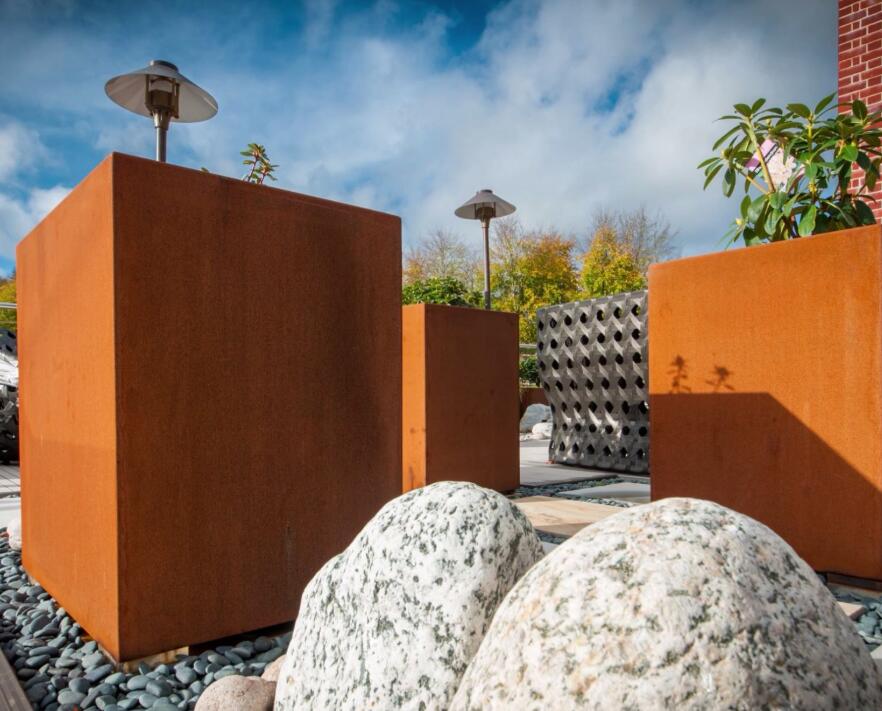 高阳锈钢板花箱